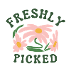 Freshly Picked: green and rose