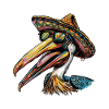 Pelican Bird Funny Sombrero