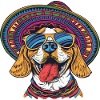 Beagle Dog Funny Sombrero