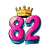 82 Number Jersey Crown