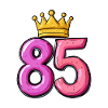 85 Number Jersey Crown