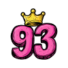 93 Number Jersey Crown