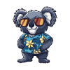 Koala Comic Funny Summer