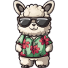 Alpaca Llama Funny Summer