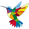 Mehrfarbiger Kolibri