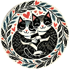 Tuxedo Cat Love