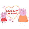 Peppa Pig Design Meilleures Maman Pepa & Mama Pig