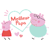 Greta Gris Design Meilleur Papa Peppa & Papa Wutz