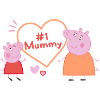 Peppa Pig Design No. 1 Mummy: Peppa & Mummy Pig