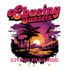 Sunset Paradise Statement Retro