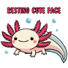 Axolotl - Resting cute face