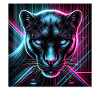 Cyberpunk Panther – Neon Style