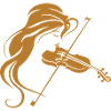 Graphisme de violoniste