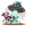 UFO cow