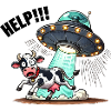 UFO cow