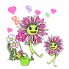 Jardin Fleur Fleurs Enfants Enfant