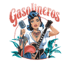Gasolineros Retro Rockabilly Art avec