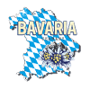 Bavaria Germany Map Edelweiss Souvenir