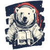 Polar Bear Astronaut