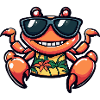 Crab Crab Funny Summer
