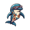 Dolphin Funny Summer