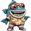 Poisson Piranha Été