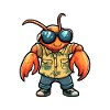 Lobster Crab Funny Summer