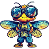 Dragonfly Funny Summer