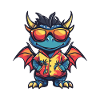 Dragon Funny Summer