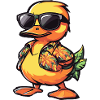 Duck Funny Summer