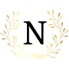 Buchstabe n Goldene Blumenkrone