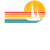 Funny Sailing Retro Sailboat Ocean Cruising