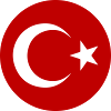 Turkey Flag Circle Türkiye