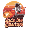 Astronaut on meteor