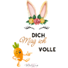 Kuschelige Bunny Blumen Krone