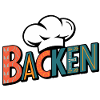 Backen mein Hobby - buntes Bäckermotiv