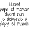 Papy et mamie