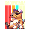 Daddybara Capybara Father Dad