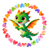 Flatterflamme in Love