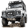 4X4 LAND DEFENDER Mud Rover FUORISTRADA