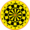 Darts, darts, darts, stickers, dartboard
