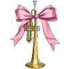 Coquette Bow Trumpet Instrument Trumpeter