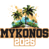 Mykonos 2025 Palmen