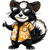 Skunk Funny Summer