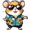 Hamster Funny Summer