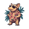 Armadillo Funny Summer