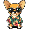 Chihuahua Dog Funny Summer