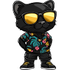 Panther Comic Funny Summer