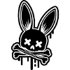 Bunny Skull Easter Skull