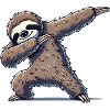 Faultier Dabbing